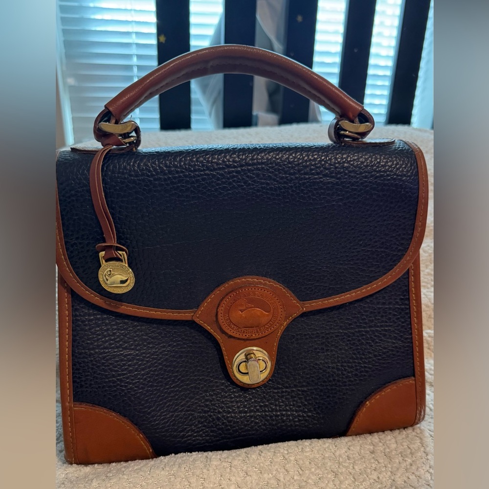 Dooney and Bourke vintage briefcase style purse
